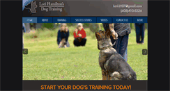 Desktop Screenshot of lorihdogtrainer.com